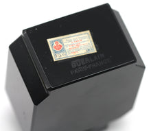 Load image into Gallery viewer, Three French Art Deco Black Glass Perfume Bottles