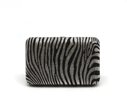 Judith Lieber Zebra Motif Minaudiere