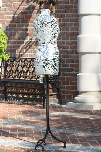 Contemporary Mirrored Mosaic Mannequin