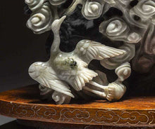 Load image into Gallery viewer, Chinese Jade Group of a Female Deity Ascending the Heavens