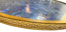 Load image into Gallery viewer, Good French Ormolu Mounted Circular Lapis Lazuli Table Top