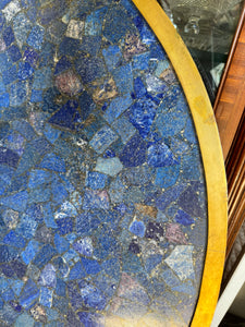 Good French Ormolu Mounted Circular Lapis Lazuli Table Top