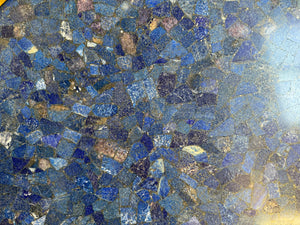 Good French Ormolu Mounted Circular Lapis Lazuli Table Top