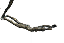 Load image into Gallery viewer, B. G. Garner, (Canadian, 1934-2012) Into the Pool, 1996, patinated bronze