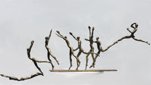 Load image into Gallery viewer, B. G. Garner, (Canadian, 1934-2012) Into the Pool, 1996, patinated bronze