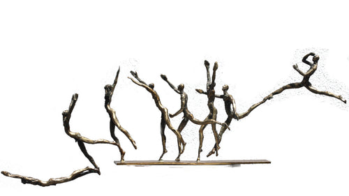 B. G. Garner, (Canadian, 1934-2012) Into the Pool, 1996, patinated bronze