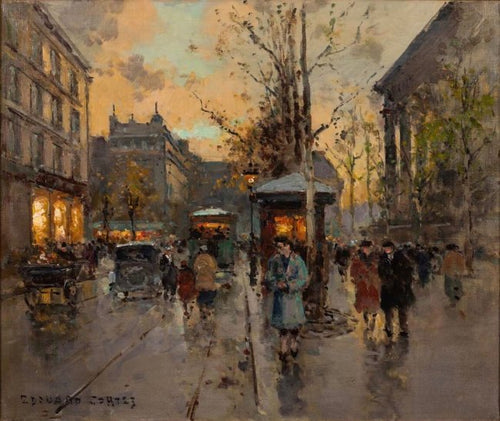 Edouard Cortès (1882 - 1969) French La Madeleine