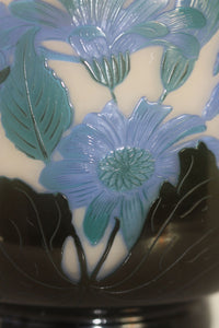 Émile Gallé, A Fine Double Over Laid Galle Cameo Glass Vase