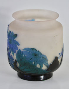 Émile Gallé, A Fine Double Over Laid Galle Cameo Glass Vase