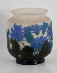 Émile Gallé, A Fine Double Over Laid Galle Cameo Glass Vase