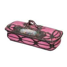 Load image into Gallery viewer, A Sevres Style &quot;Silvered&quot; Rectangular Pink-Ground box and cover, pen tray