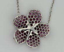 Load image into Gallery viewer, Ruby and Diamond Pendant-Necklace