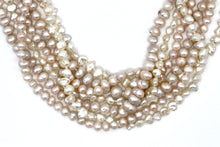 Load image into Gallery viewer, TIFFANY &amp; CO. Seven Strand Biwa Pearl Torsade Necklace