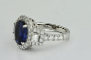 Sapphire and Diamond Ring