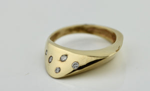 14K Gold and Diamond Ring