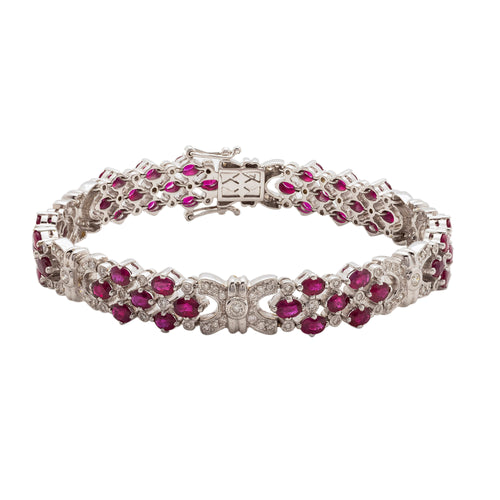 Ruby and Diamond Bracelet