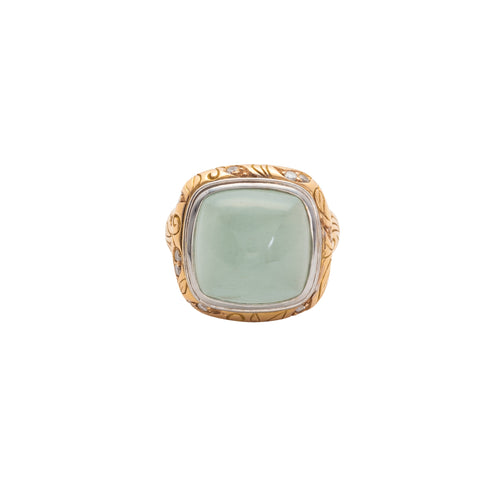 Seiden-Gang, 18 karat Gold and Chalcedony Ring