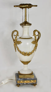 Louis XVI Style Marble and Ormolu Lamp, French 19th century