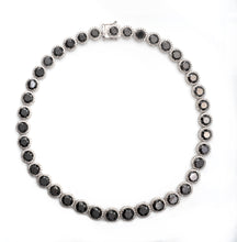 Load image into Gallery viewer, Black and White Diamond Necklace