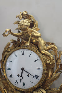 A Louis XV Style Ormolu Mantle Clock after Graux-Marly Frères