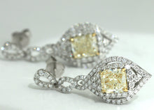 Load image into Gallery viewer, Pair of Diamond and Diamond Earrings