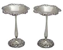 Load image into Gallery viewer, Pair of Tiffany Sterling Silver Compotes