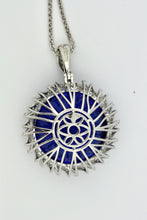 Load image into Gallery viewer, TANZANITE AND DIAMOND PENDANT