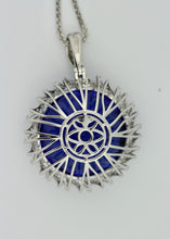 Load image into Gallery viewer, TANZANITE AND DIAMOND PENDANT