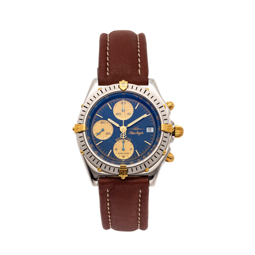Breitling Blue Angel Stainless Steel Chronograph Wristwatch with date