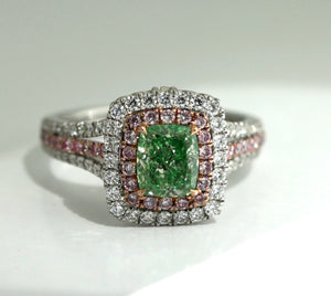 Diamond and Diamond Ring