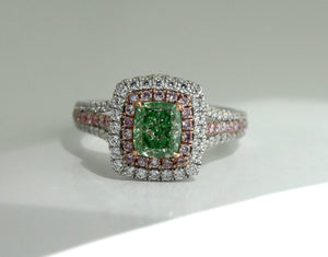 Diamond and Diamond Ring