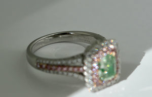 Diamond and Diamond Ring