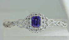 Load image into Gallery viewer, 14 Karat Gold, Tanzanite and Diamond Bracelet