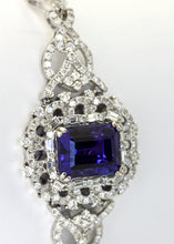 Load image into Gallery viewer, 14 Karat Gold, Tanzanite and Diamond Bracelet