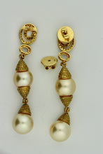 Load image into Gallery viewer, Pair of Pearl and Diamond Earrings