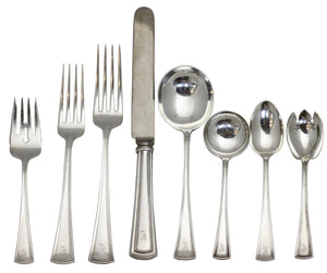 Dominick & Haff Sterling Silver Flatware, Virginia Pattern 1912