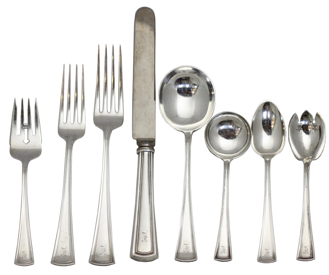 Dominick & Haff Sterling Silver Flatware, Virginia Pattern 1912