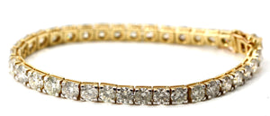 18K Gold Diamond Bracelet