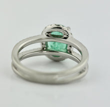 Load image into Gallery viewer, Paraiba Tourmaline and Diamond Ring