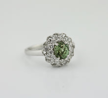 Load image into Gallery viewer, Platinum, Alexandrite and Diamond Ring