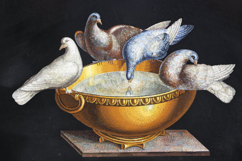 An Italian Micromosaic (micro mosaic) Plaque of the 