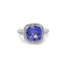 Load image into Gallery viewer, Tanzanite and Diamond Ring