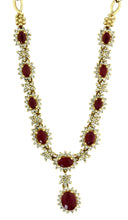 Load image into Gallery viewer, Ruby and Diamond Necklace