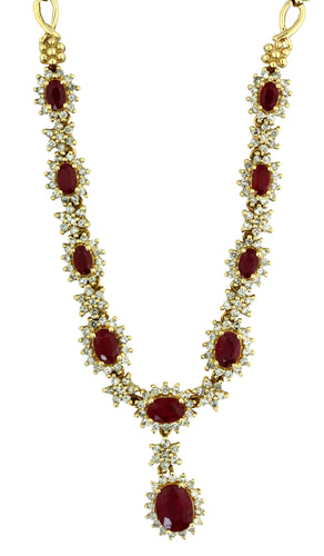 Ruby and Diamond Necklace