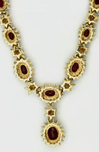 Ruby and Diamond Necklace