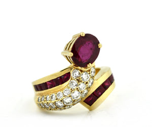 Ruby and Diamond Ring