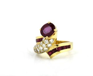 Ruby and Diamond Ring