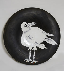 Pablo Picasso 1881 - 1973 OISEAU NO. 93 (A. R. 486) Terre de faïence plate, 1963