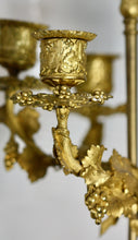 Load image into Gallery viewer, SOLD - A fine pair of French gilt-and patinated-bronze and marble candelabra