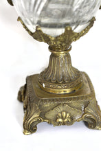 Load image into Gallery viewer, A Pair of gilt bronze and cut glass vases